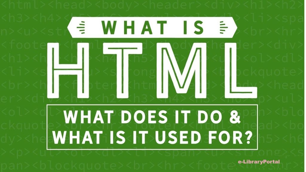 What is HTML Tutorials | How to Use