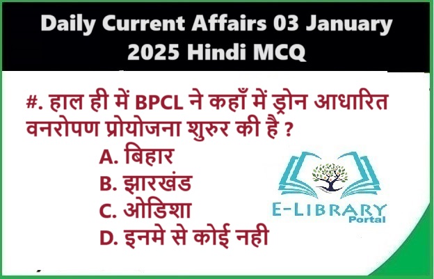 3 JANUARY CURRENT AFFAIRS 2025